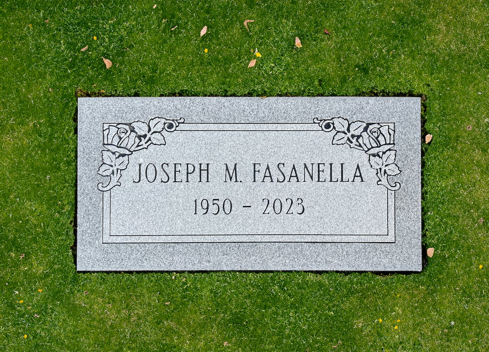 Lettering & Personalisation Options for granite monuments
